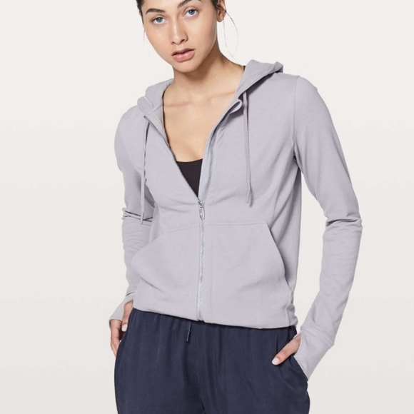 Lululemon Press Pause Jacket in Lavender Gray